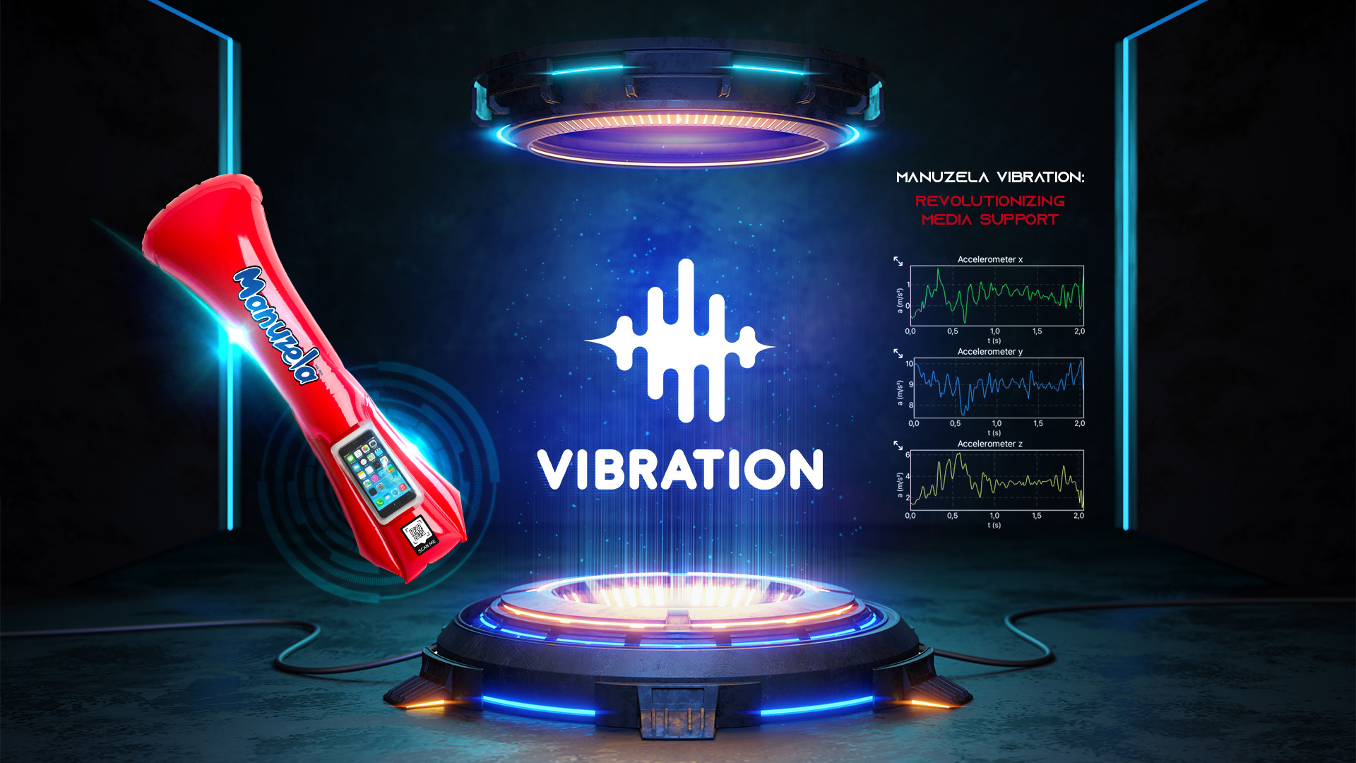 Manuzela Vibration Logo